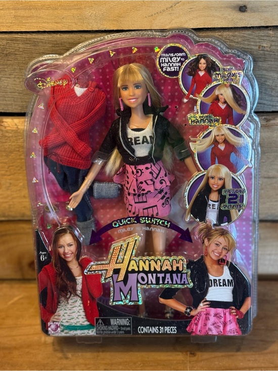 Hannah Montana Other - Hannah Montana and Miley Stewart Quick Hair Switch Barbie Doll - Disney